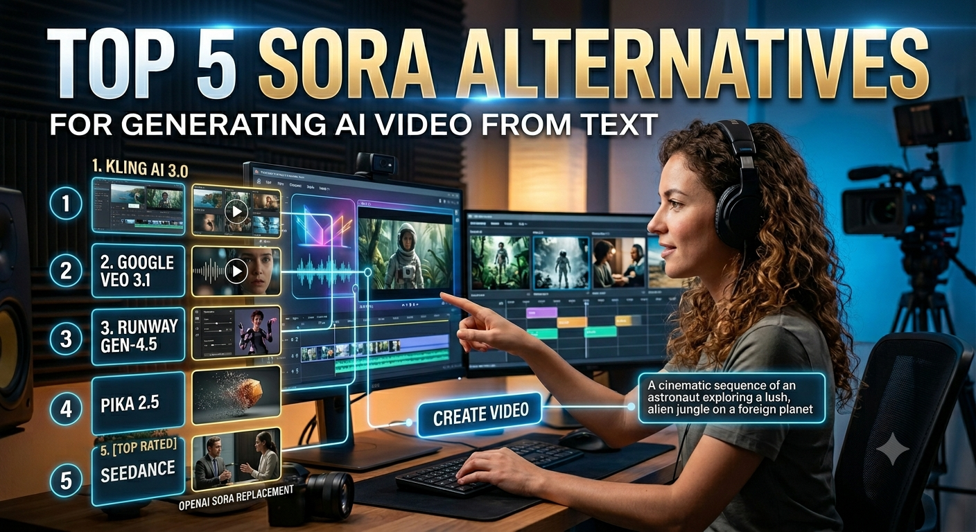 Sora Alternatives for Generating AI Video